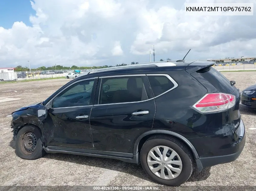 2016 Nissan Rogue S VIN: KNMAT2MT1GP676762 Lot: 40263358