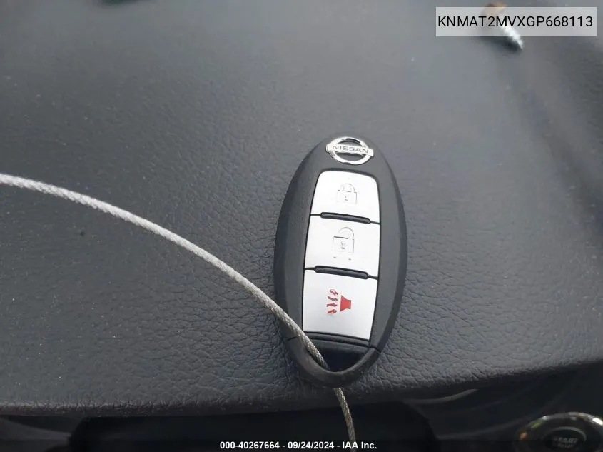 KNMAT2MVXGP668113 2016 Nissan Rogue Sv