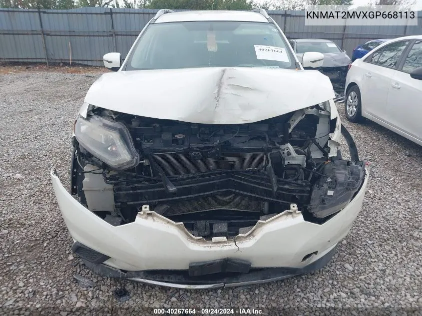 KNMAT2MVXGP668113 2016 Nissan Rogue Sv