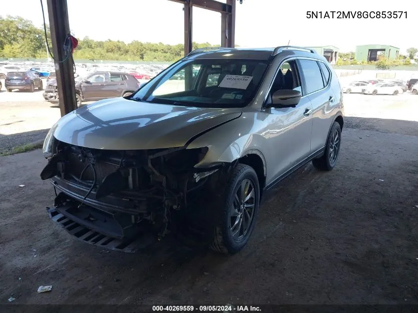 5N1AT2MV8GC853571 2016 Nissan Rogue Sl