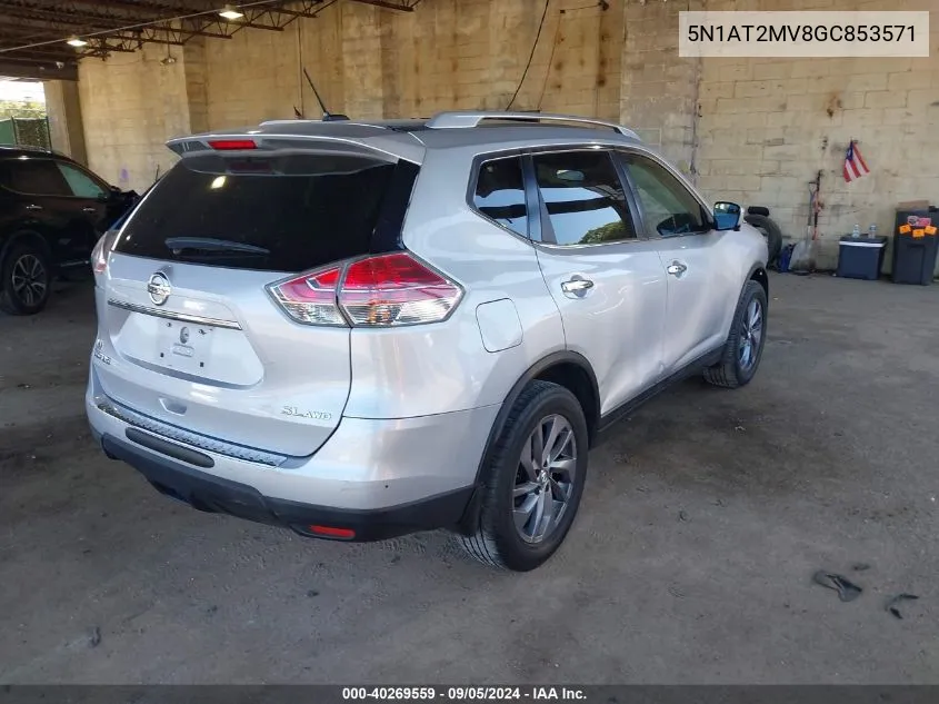 5N1AT2MV8GC853571 2016 Nissan Rogue Sl