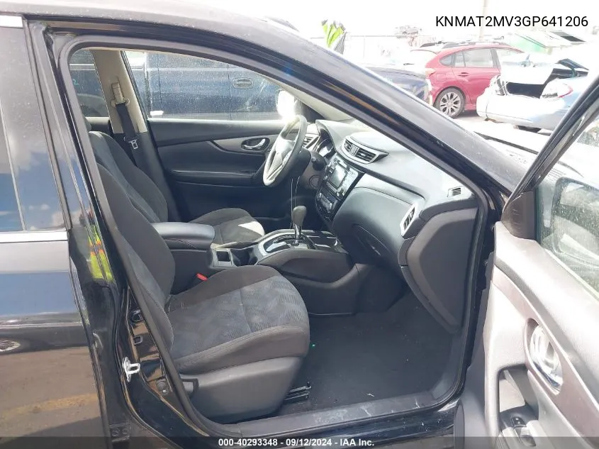 KNMAT2MV3GP641206 2016 Nissan Rogue Sv