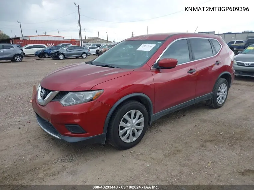 KNMAT2MT8GP609396 2016 Nissan Rogue S/Sl/Sv