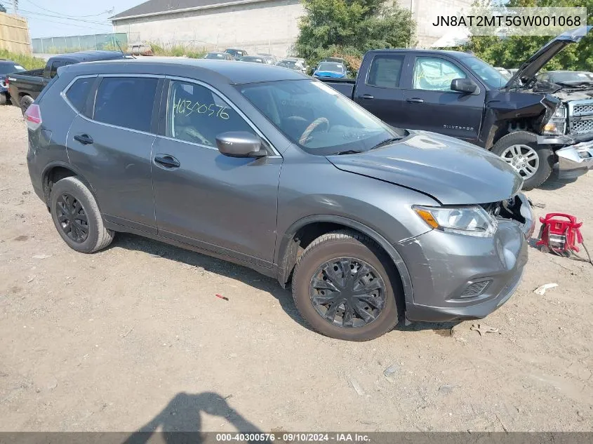 JN8AT2MT5GW001068 2016 Nissan Rogue S/Sl/Sv