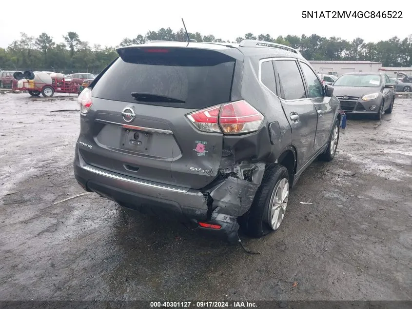 5N1AT2MV4GC846522 2016 Nissan Rogue Sv