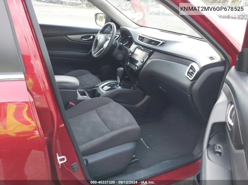 KNMAT2MV6GP678525 2016 Nissan Rogue Sv