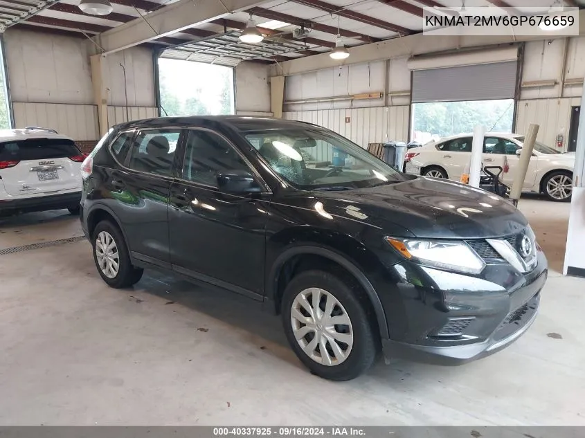 2016 Nissan Rogue S/Sl/Sv VIN: KNMAT2MV6GP676659 Lot: 40337925