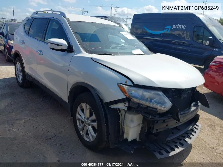 KNMAT2MT1GP685249 2016 Nissan Rogue Sv