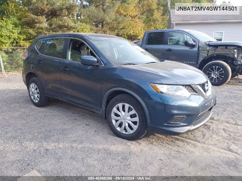 JN8AT2MV4GW144501 2016 Nissan Rogue S/Sl/Sv