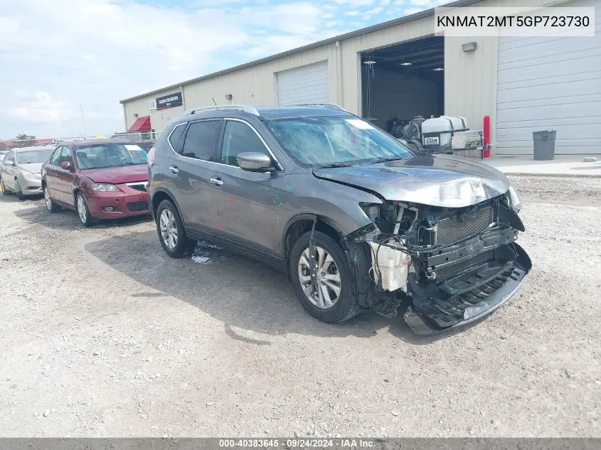 2016 Nissan Rogue Sv VIN: KNMAT2MT5GP723730 Lot: 40383645