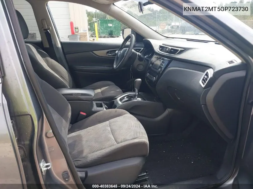 KNMAT2MT5GP723730 2016 Nissan Rogue Sv