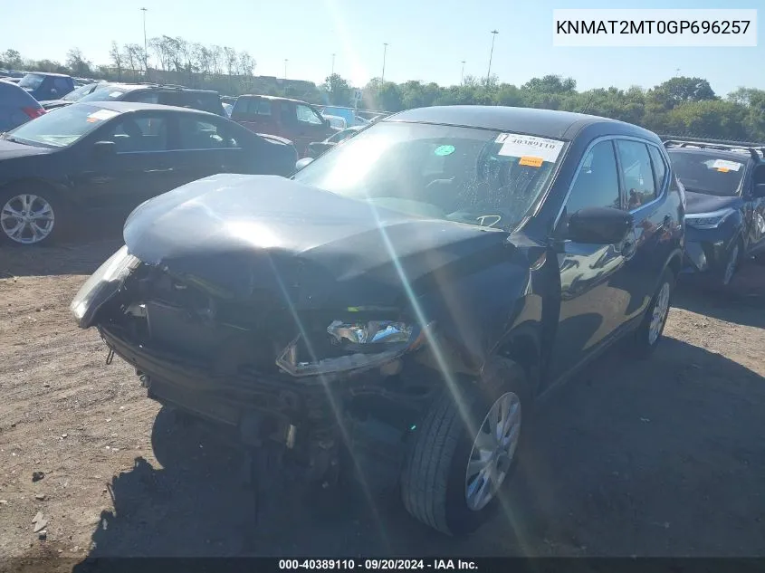 KNMAT2MT0GP696257 2016 Nissan Rogue S/Sl/Sv