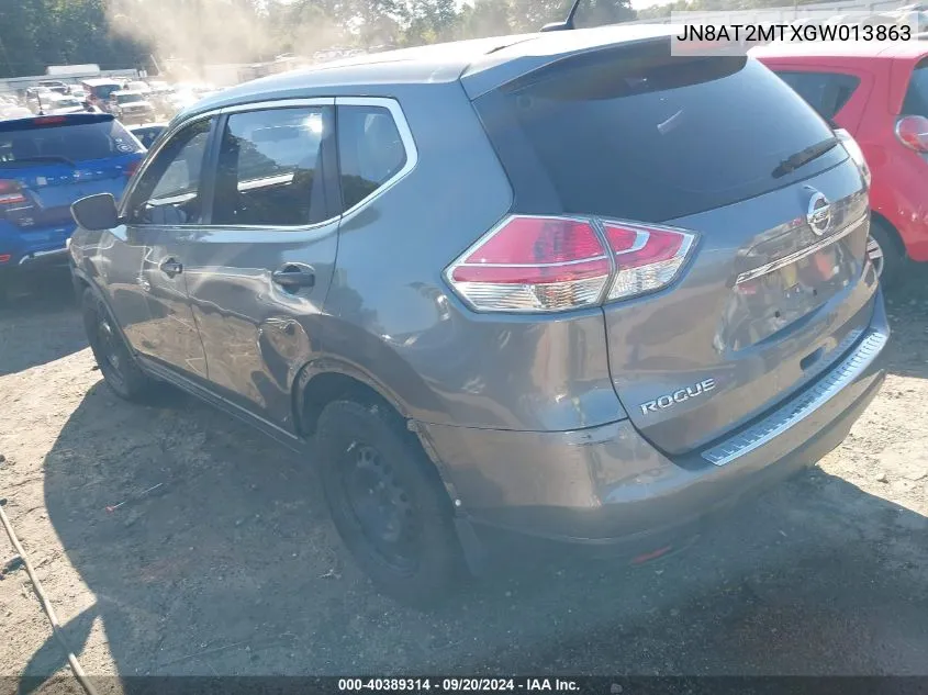 JN8AT2MTXGW013863 2016 Nissan Rogue S