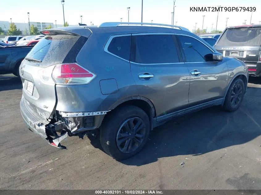 KNMAT2MT9GP679439 2016 Nissan Rogue Sv