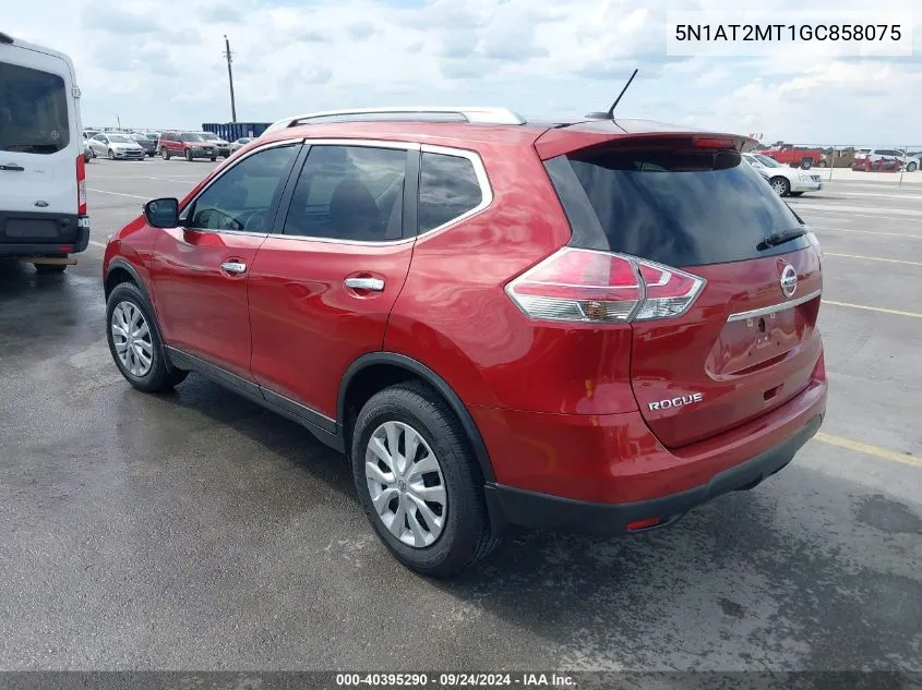 5N1AT2MT1GC858075 2016 Nissan Rogue S