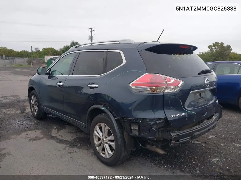 5N1AT2MM0GC826338 2016 Nissan Rogue Sv