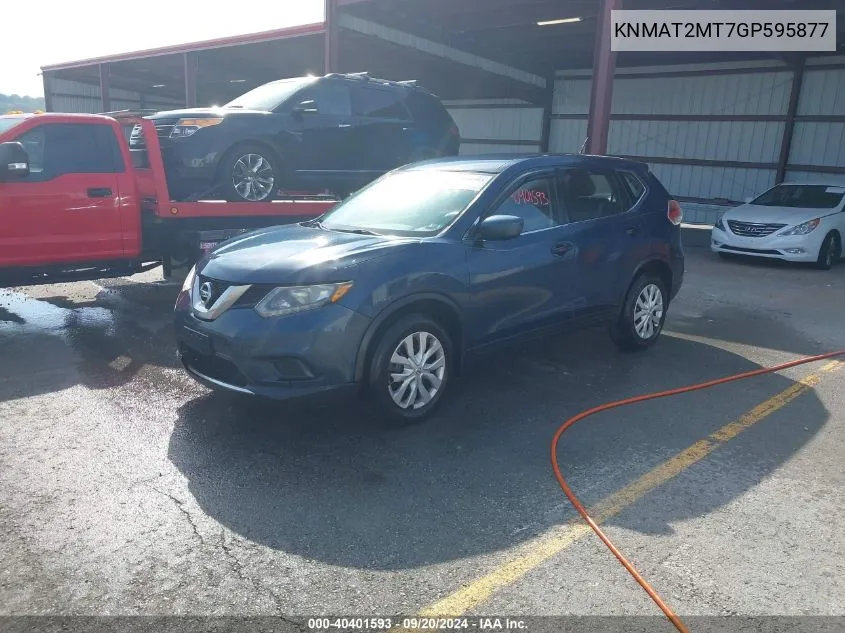 KNMAT2MT7GP595877 2016 Nissan Rogue S