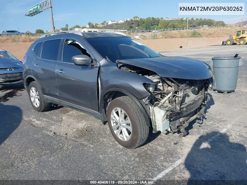 KNMAT2MV2GP630262 2016 Nissan Rogue Sv