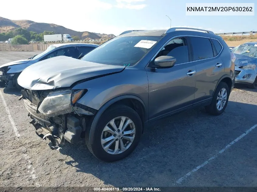 KNMAT2MV2GP630262 2016 Nissan Rogue Sv