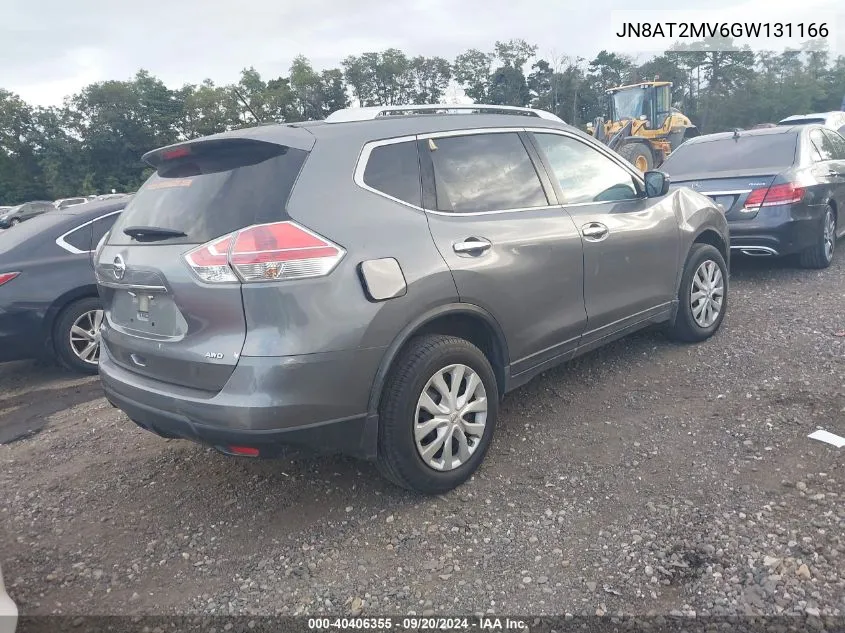 JN8AT2MV6GW131166 2016 Nissan Rogue S