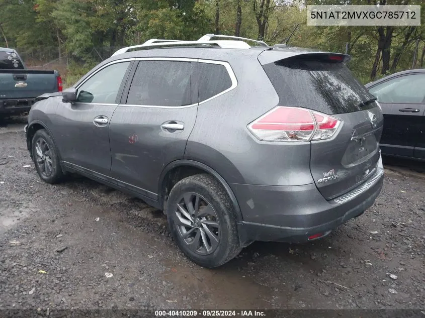 5N1AT2MVXGC785712 2016 Nissan Rogue Sl