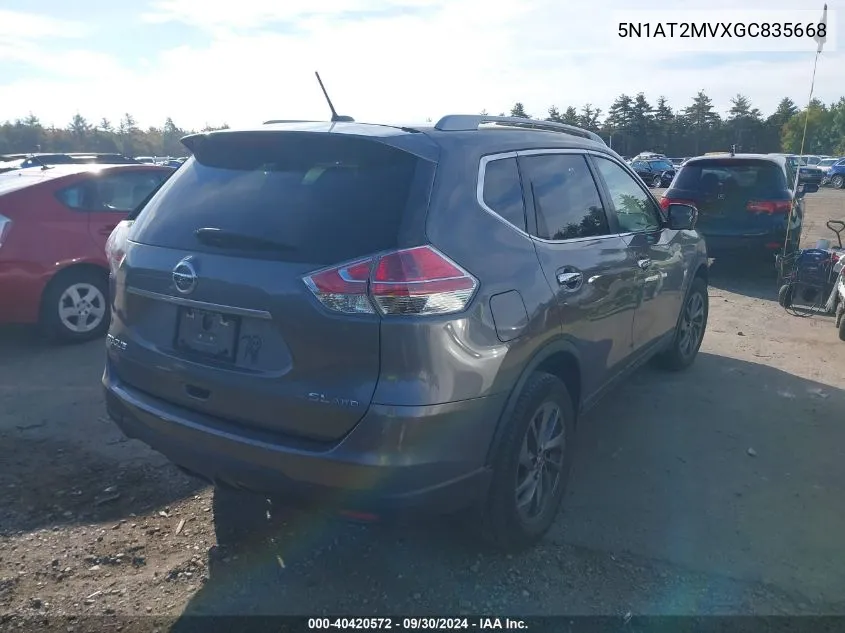 5N1AT2MVXGC835668 2016 Nissan Rogue Sl