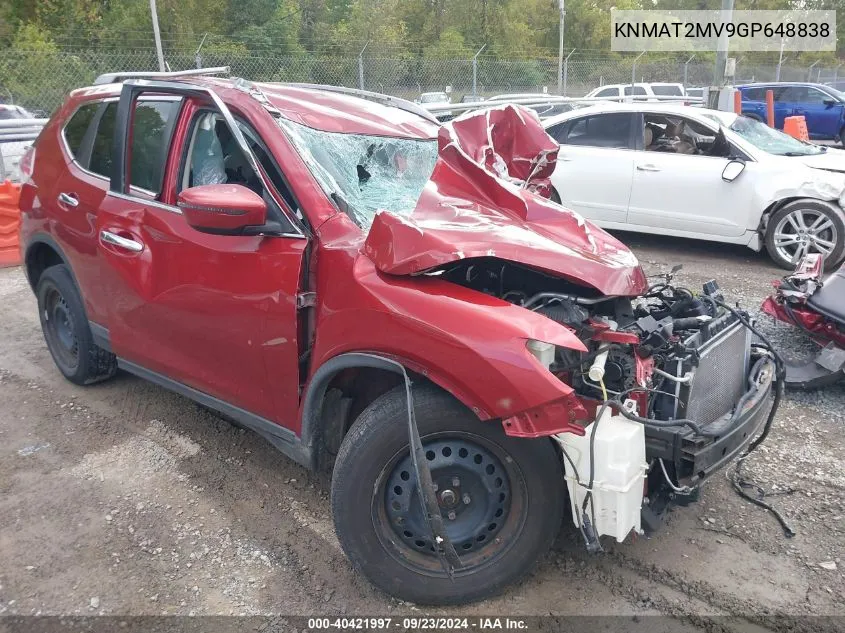 KNMAT2MV9GP648838 2016 Nissan Rogue S