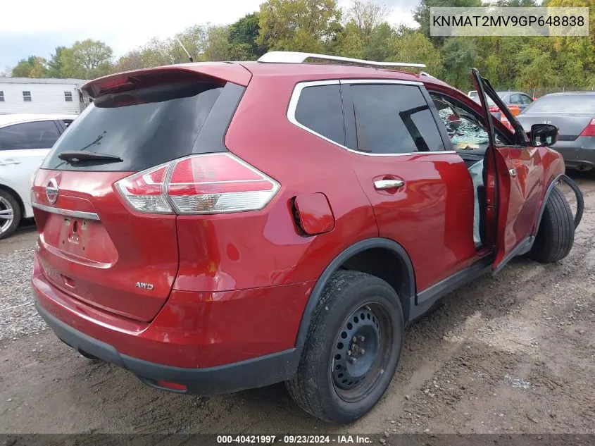 KNMAT2MV9GP648838 2016 Nissan Rogue S