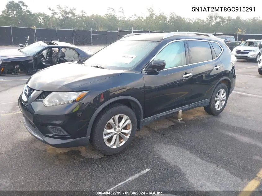 5N1AT2MT8GC915291 2016 Nissan Rogue Sv