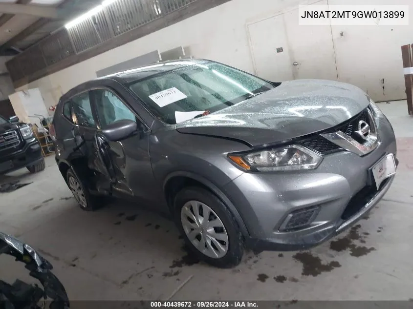 2016 Nissan Rogue S/Sl/Sv VIN: JN8AT2MT9GW013899 Lot: 40439672