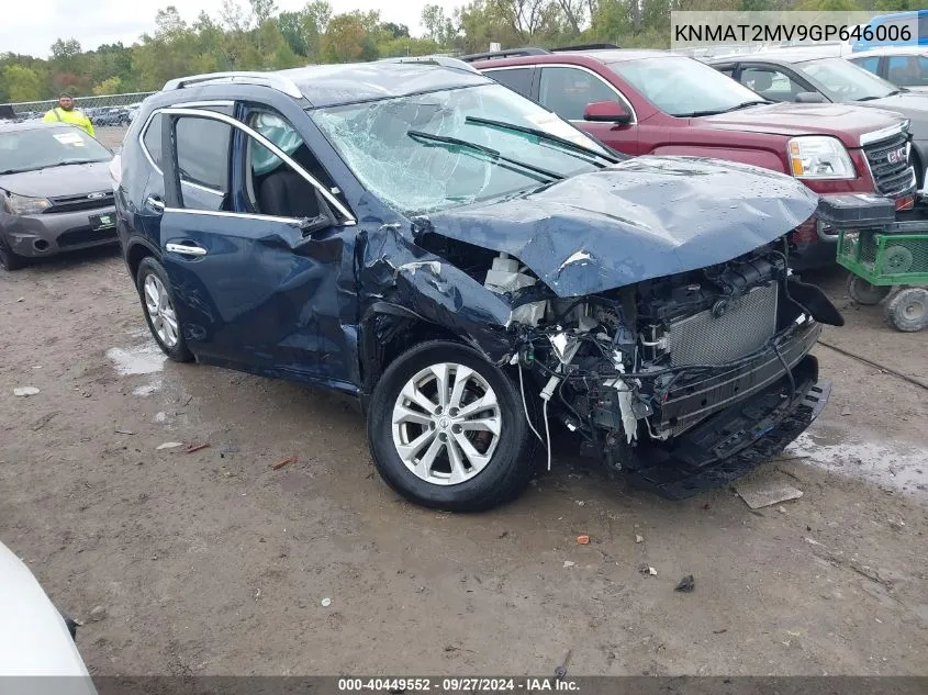 KNMAT2MV9GP646006 2016 Nissan Rogue Sv