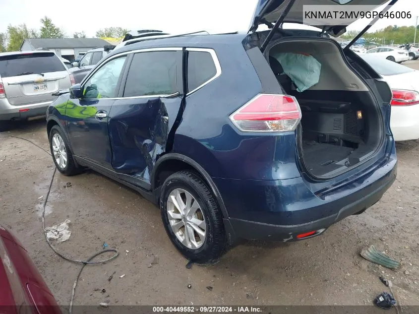 KNMAT2MV9GP646006 2016 Nissan Rogue Sv