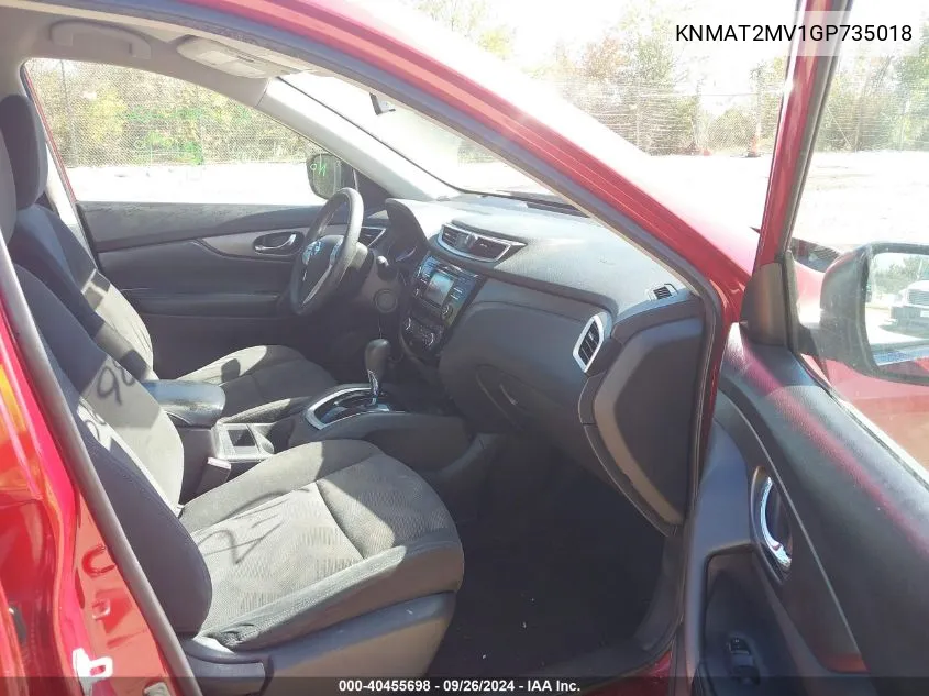 KNMAT2MV1GP735018 2016 Nissan Rogue Sv