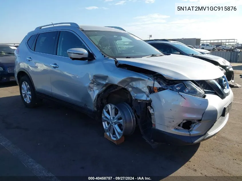 5N1AT2MV1GC915876 2016 Nissan Rogue Sv