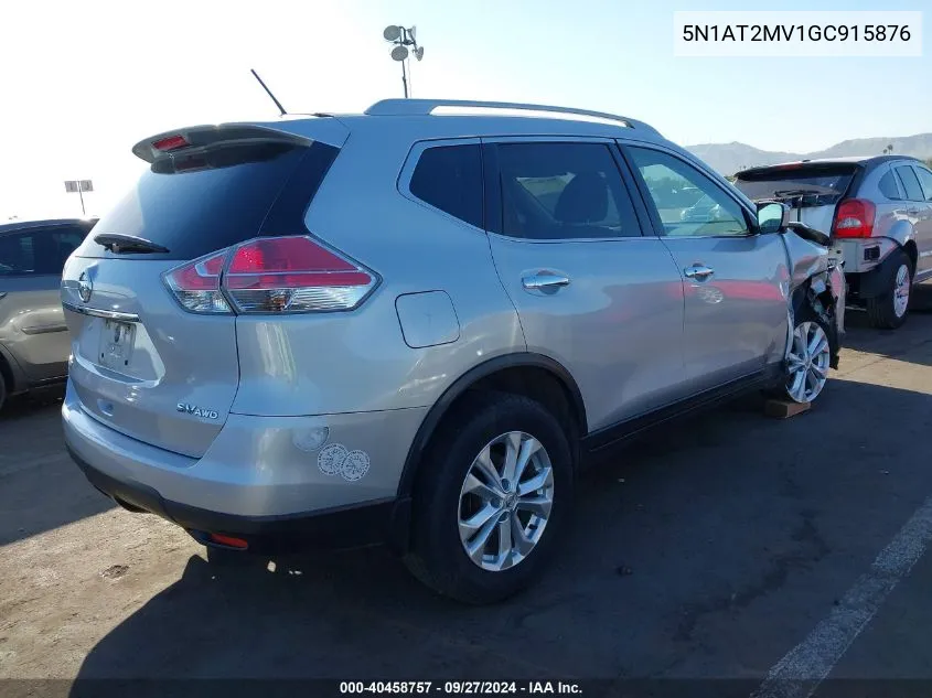 5N1AT2MV1GC915876 2016 Nissan Rogue Sv