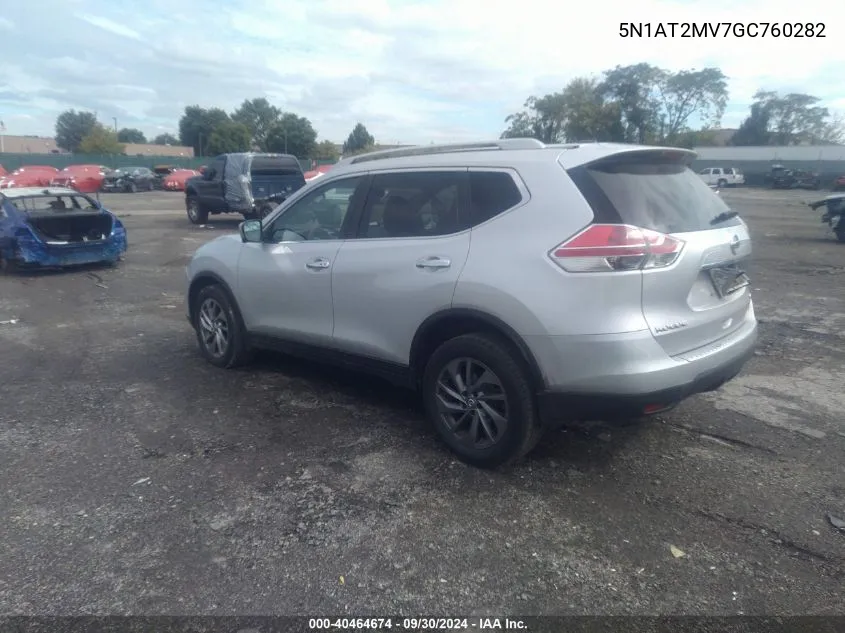 5N1AT2MV7GC760282 2016 Nissan Rogue Sl