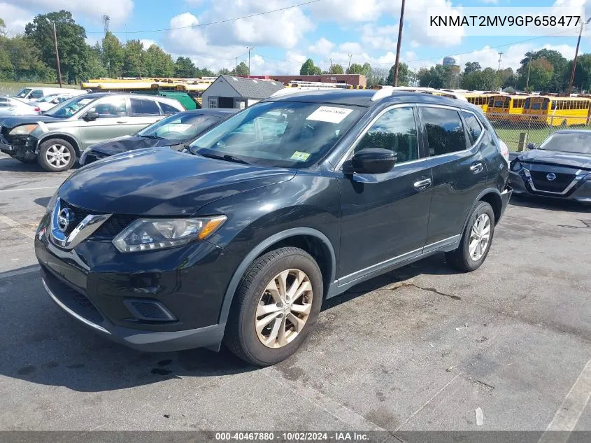 KNMAT2MV9GP658477 2016 Nissan Rogue Sv