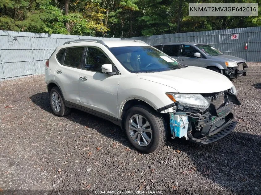 KNMAT2MV3GP642016 2016 Nissan Rogue Sv