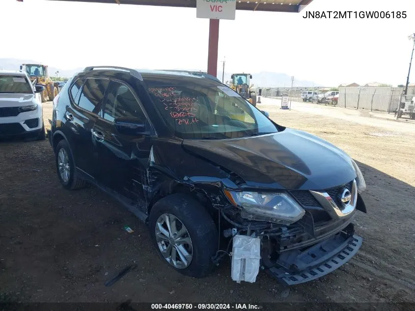 JN8AT2MT1GW006185 2016 Nissan Rogue S/Sl/Sv