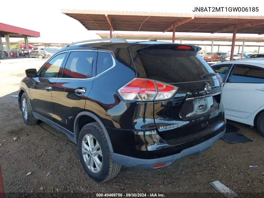 JN8AT2MT1GW006185 2016 Nissan Rogue S/Sl/Sv