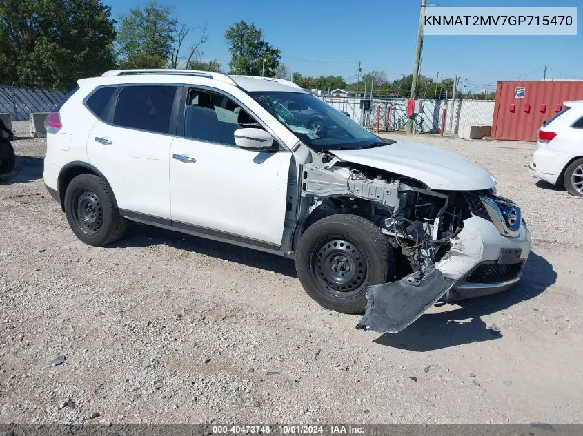 KNMAT2MV7GP715470 2016 Nissan Rogue S