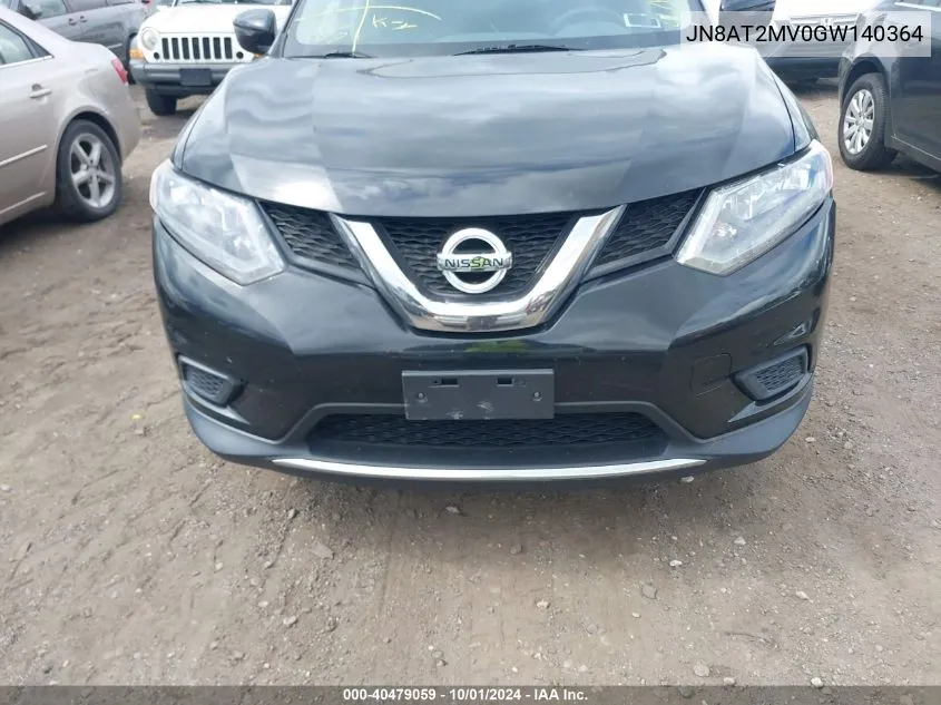 JN8AT2MV0GW140364 2016 Nissan Rogue S