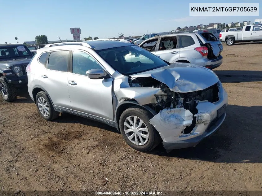 KNMAT2MT6GP705639 2016 Nissan Rogue S