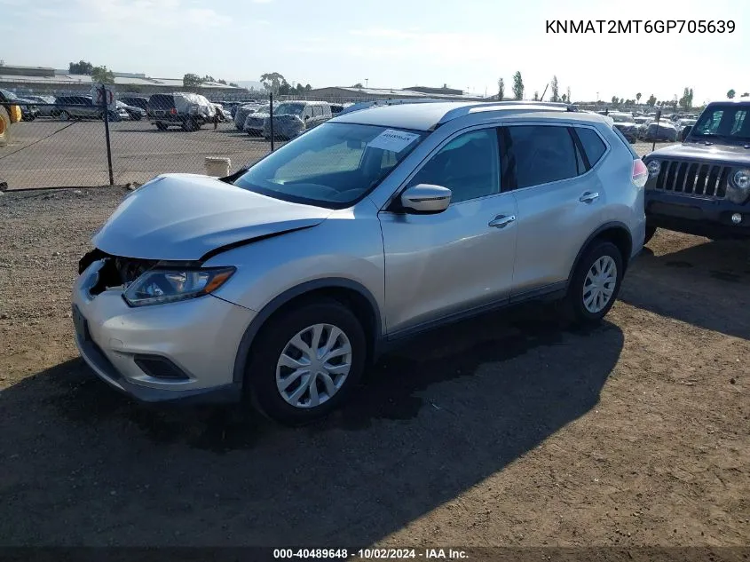 KNMAT2MT6GP705639 2016 Nissan Rogue S