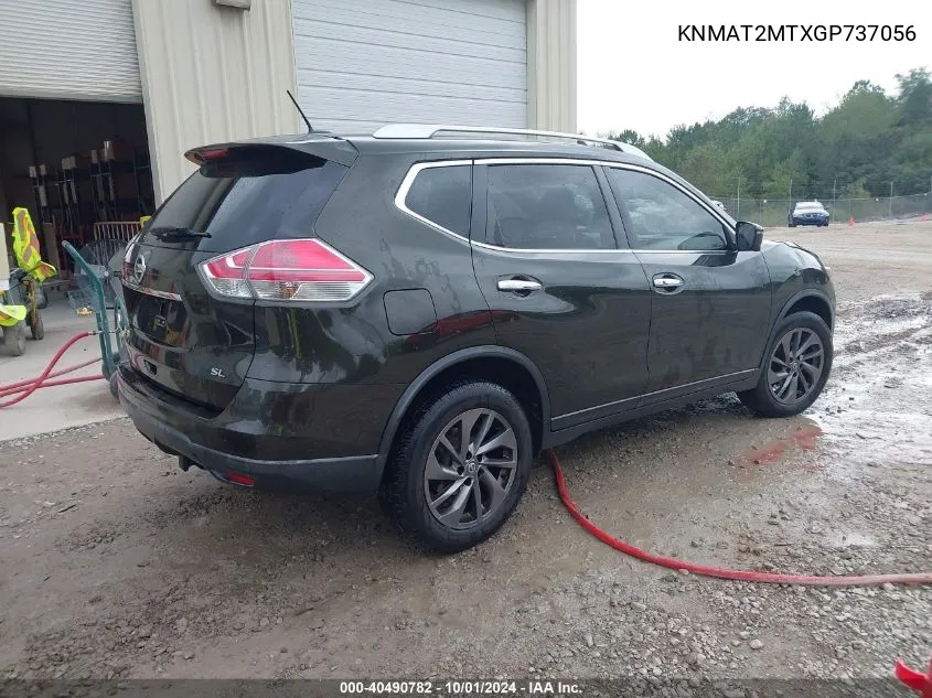 KNMAT2MTXGP737056 2016 Nissan Rogue Sl