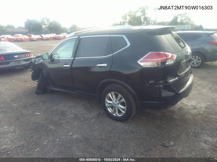 JN8AT2MT9GW016303 2016 Nissan Rogue Sv