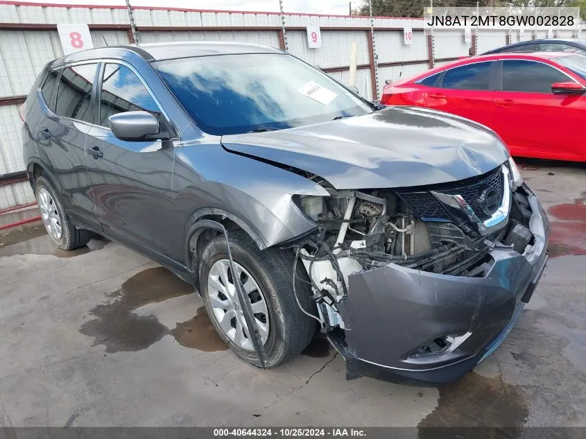 JN8AT2MT8GW002828 2016 Nissan Rogue S