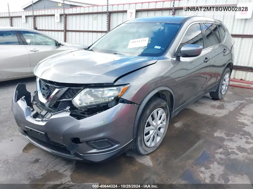 JN8AT2MT8GW002828 2016 Nissan Rogue S