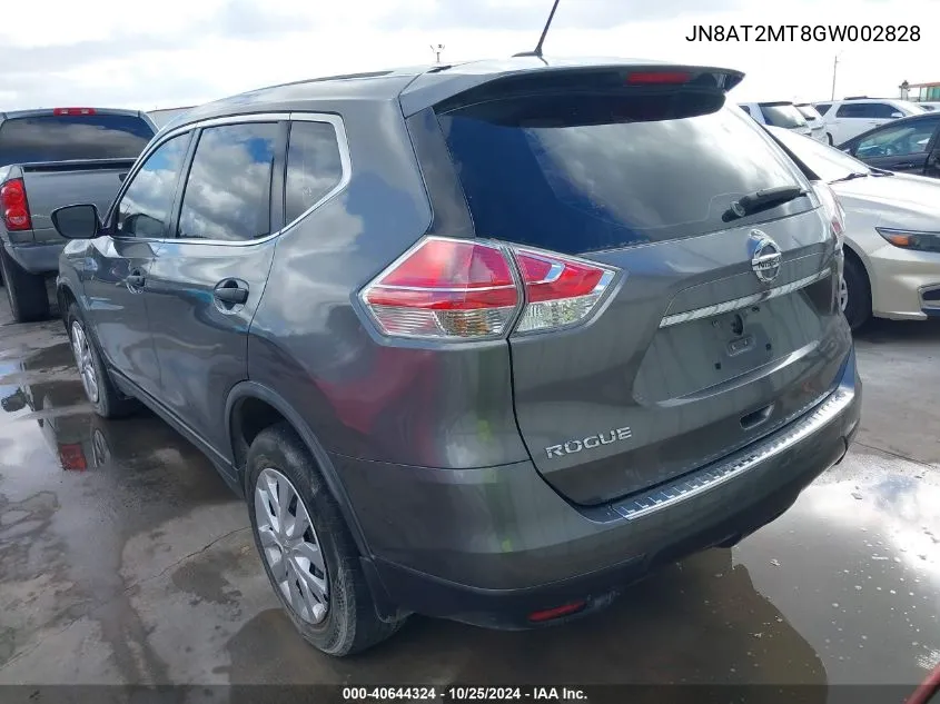 JN8AT2MT8GW002828 2016 Nissan Rogue S