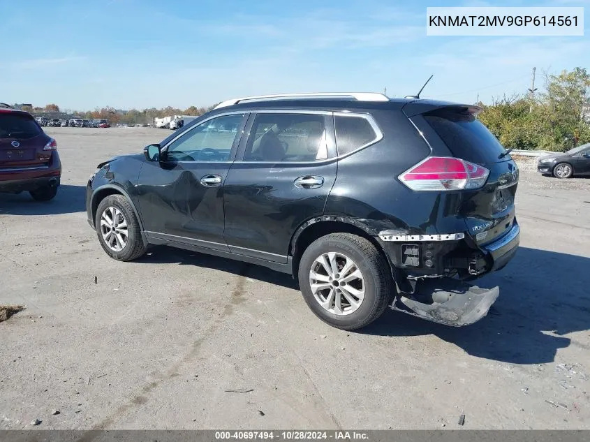 2016 Nissan Rogue Sv VIN: KNMAT2MV9GP614561 Lot: 40697494